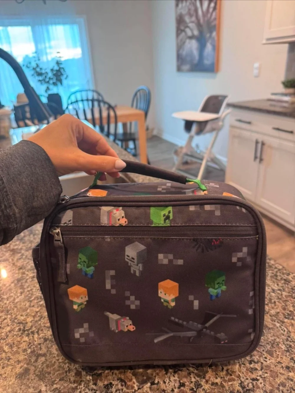 PBK Minecraft Backpack & Lunch Bag